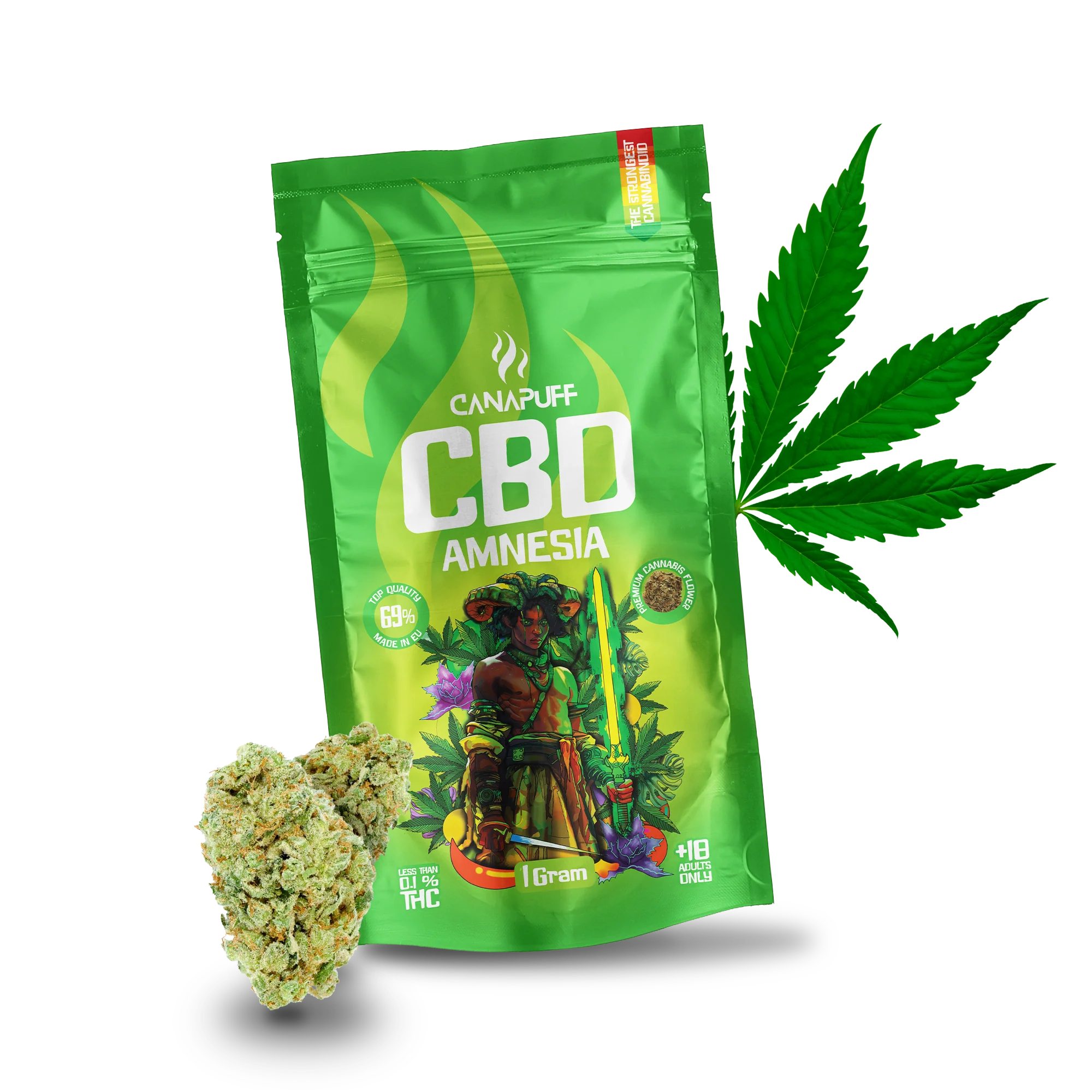 CBD Flowers Amnesia 69%