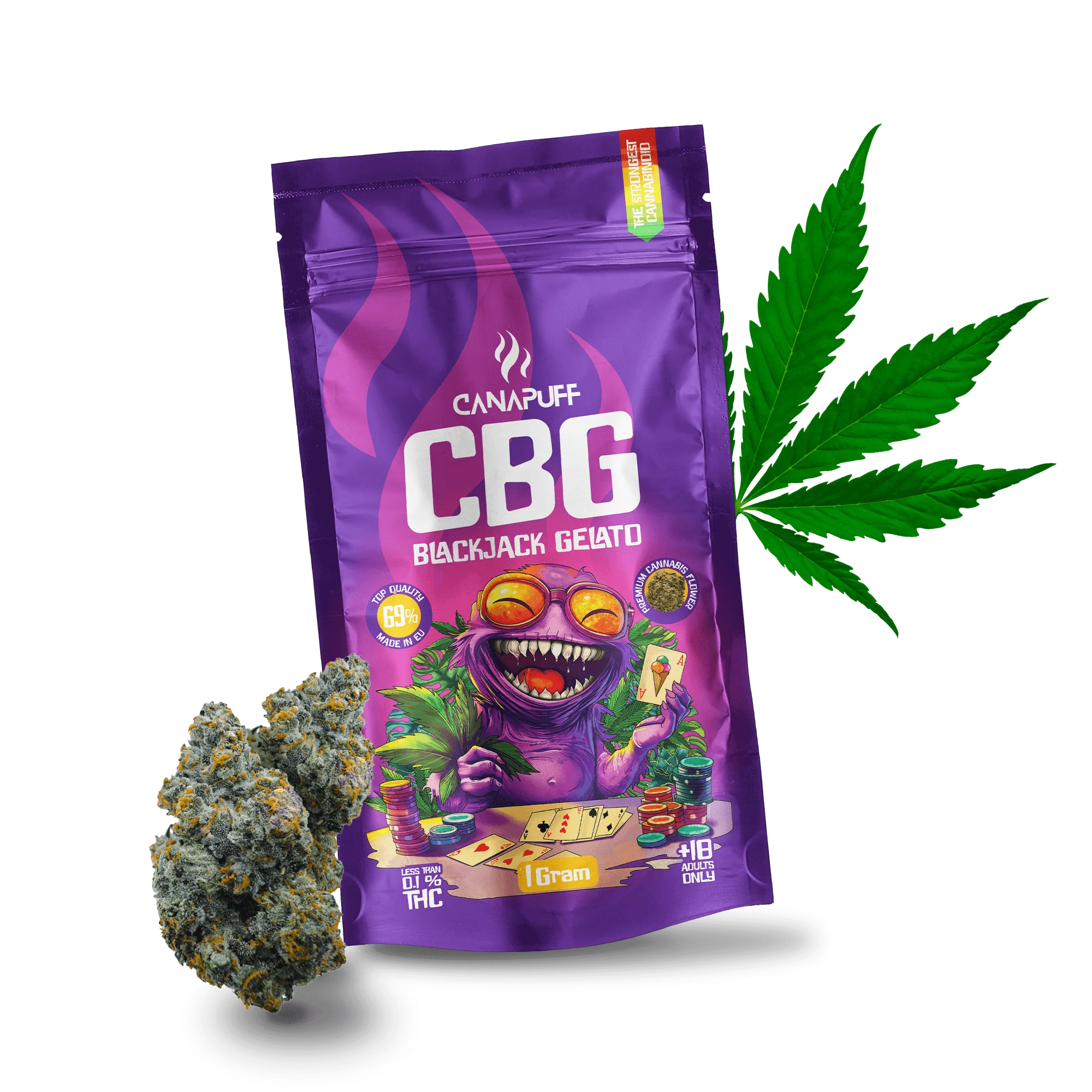 CBG Flowers Blackjack Gelato 69%