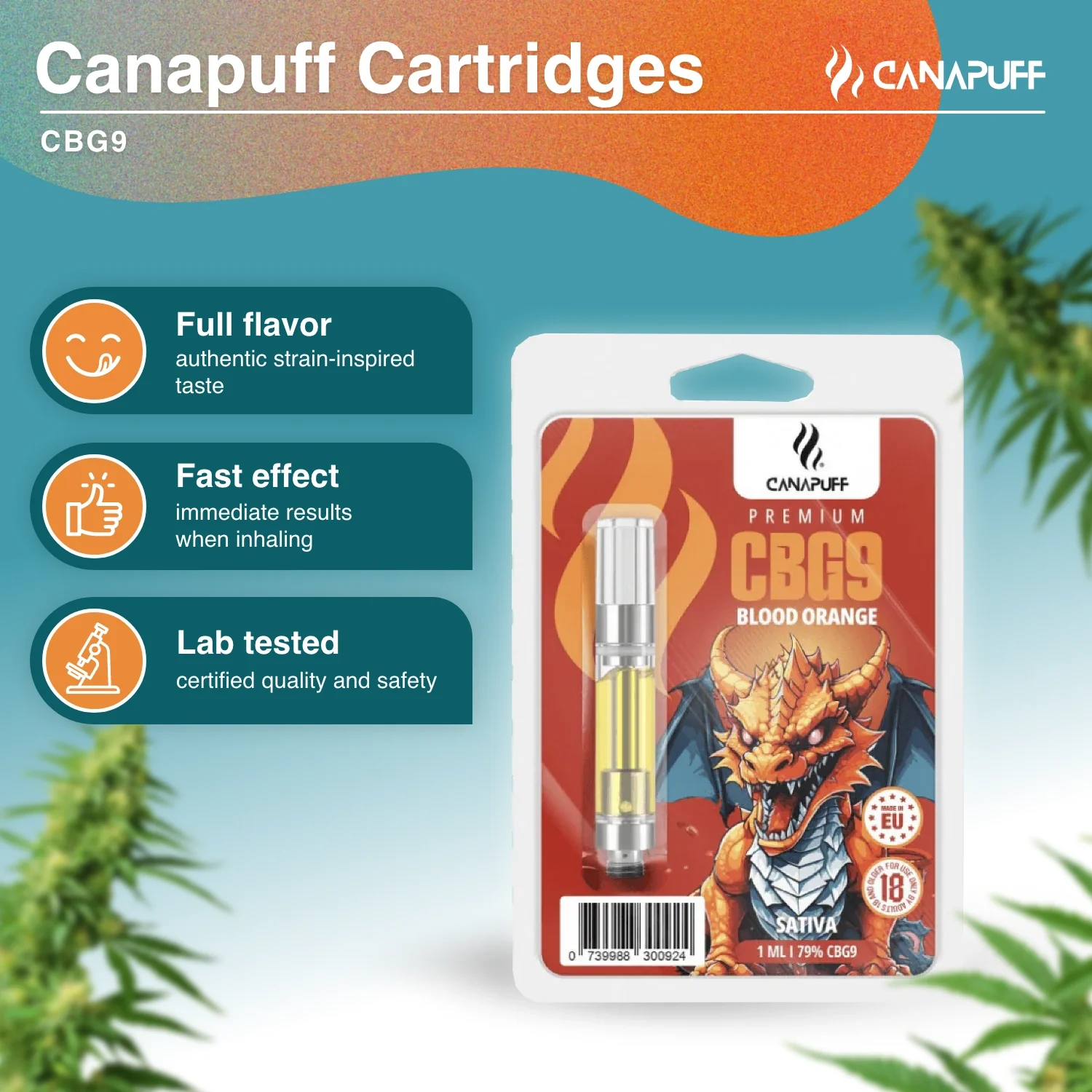 CBG9 Cartridge Blood Orange 79% - Image 2