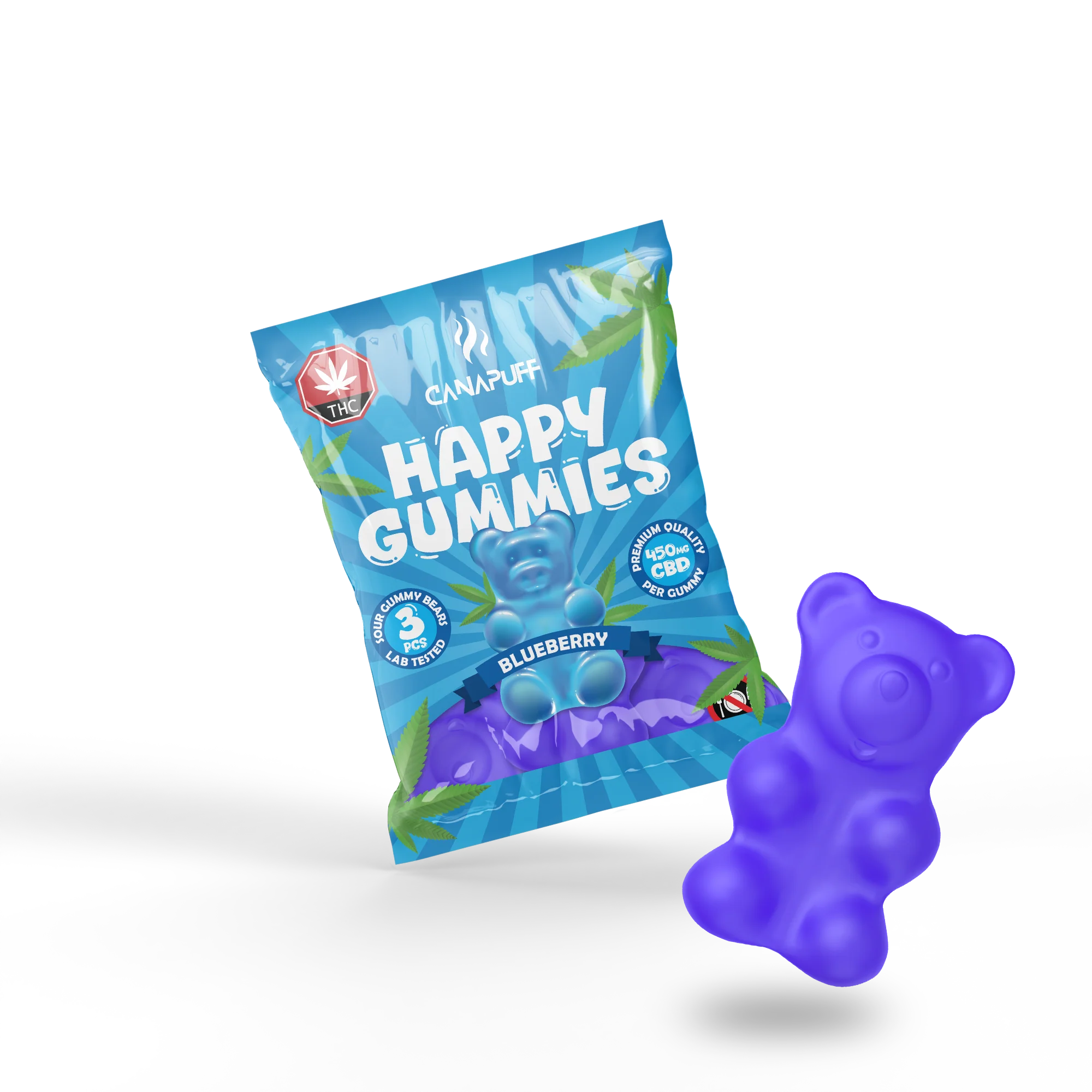 CBD Gummies Blueberry - Image 2
