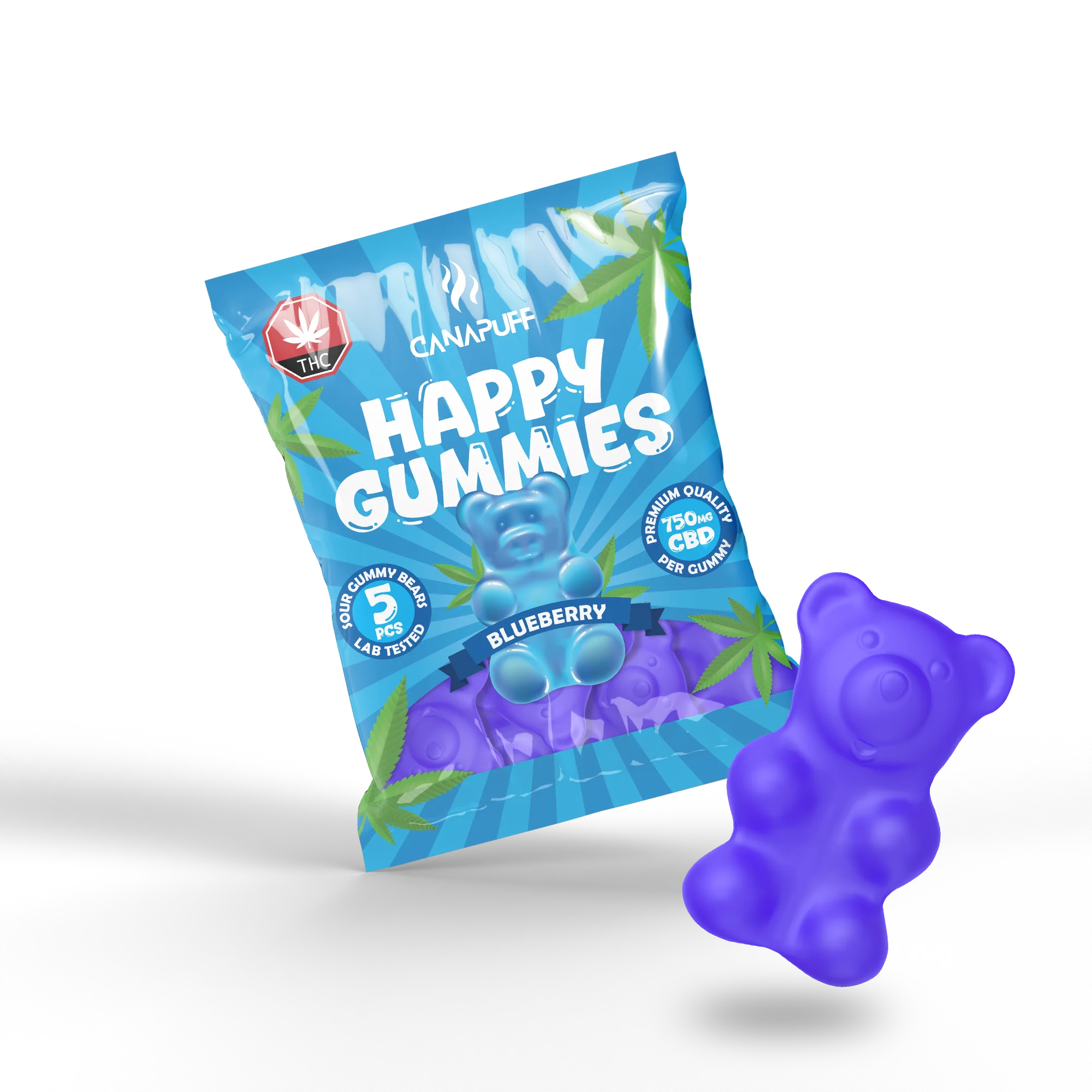CBD Gummies Blueberry - Image 3