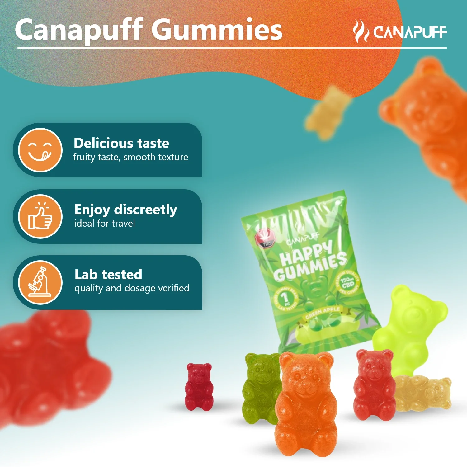 CBD Gummies Green Apple - Image 5