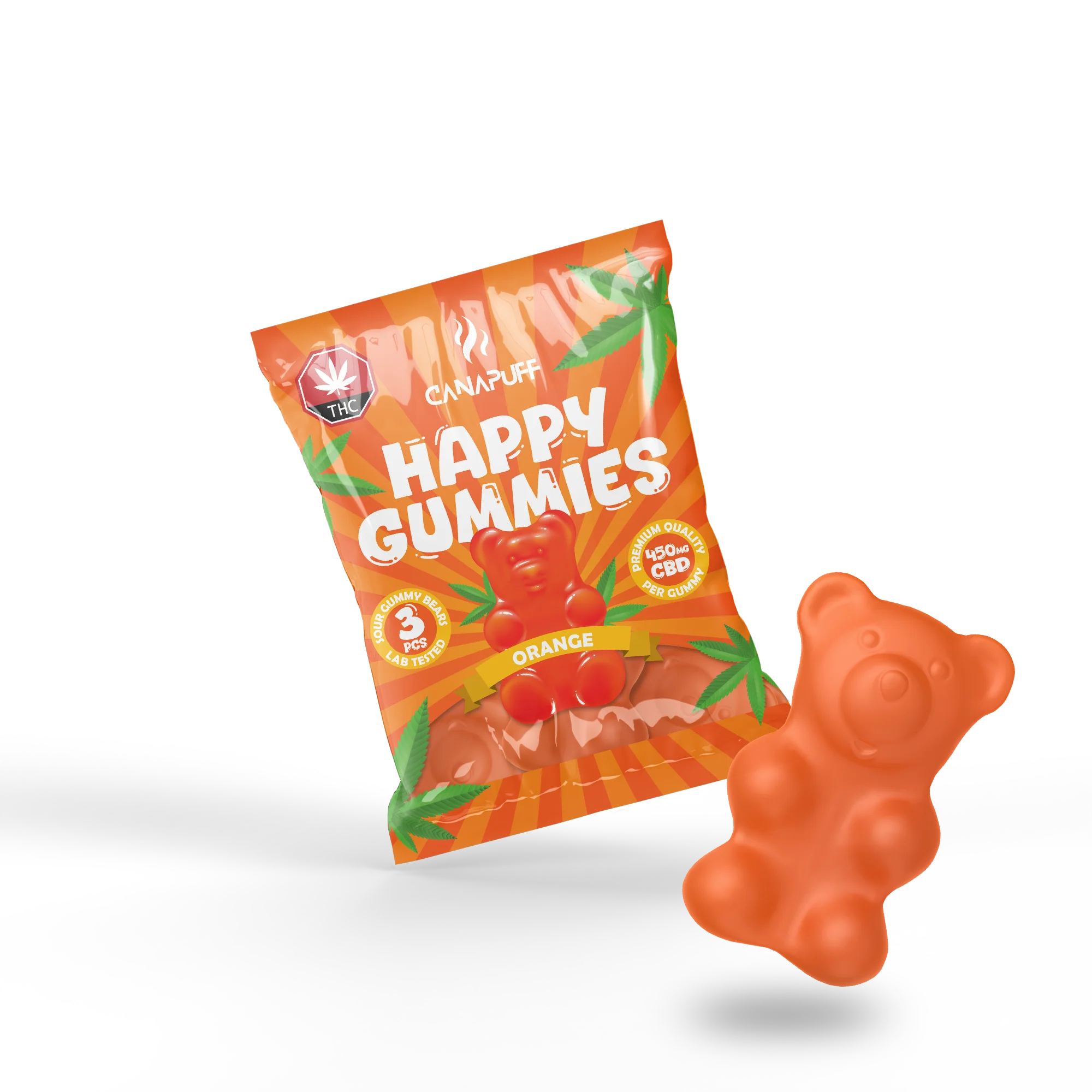 CBD Gummies Orange - Image 2