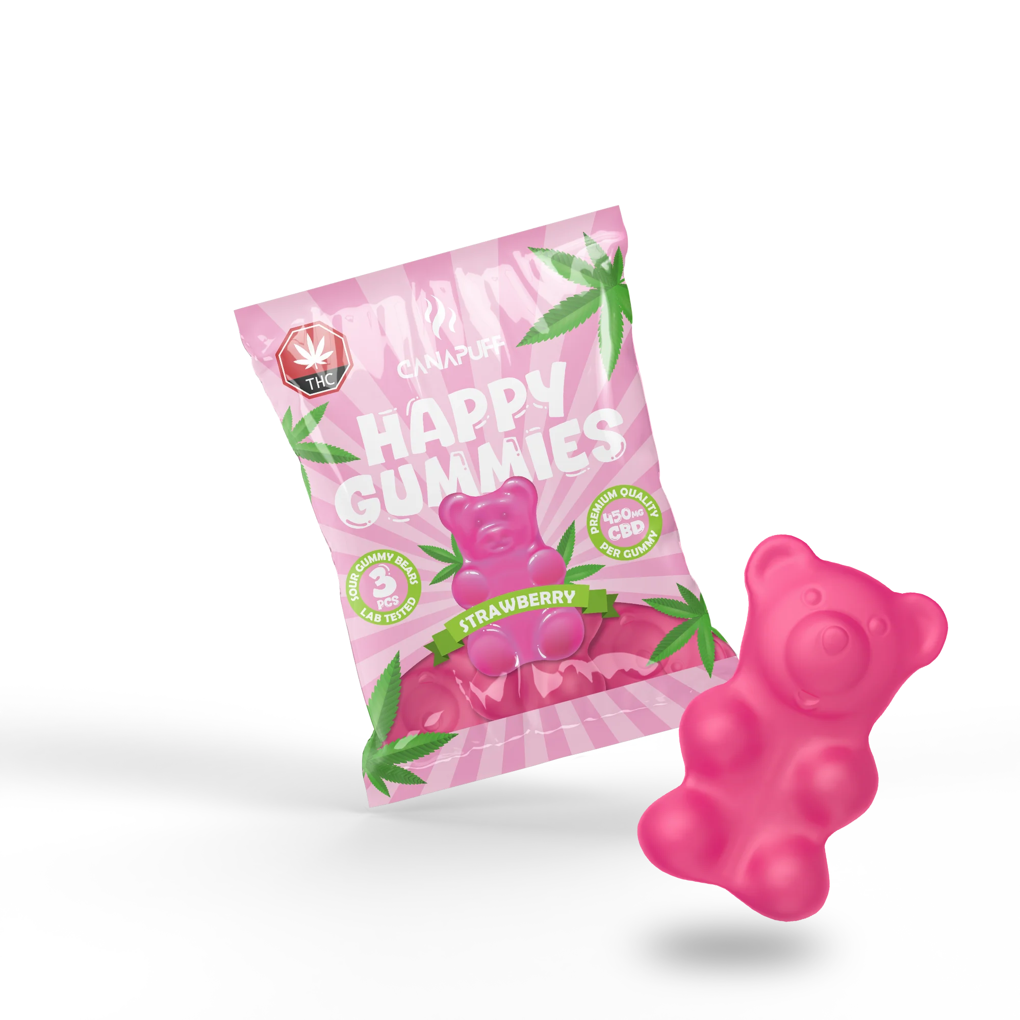 CBD Gummies Strawberry - Image 2