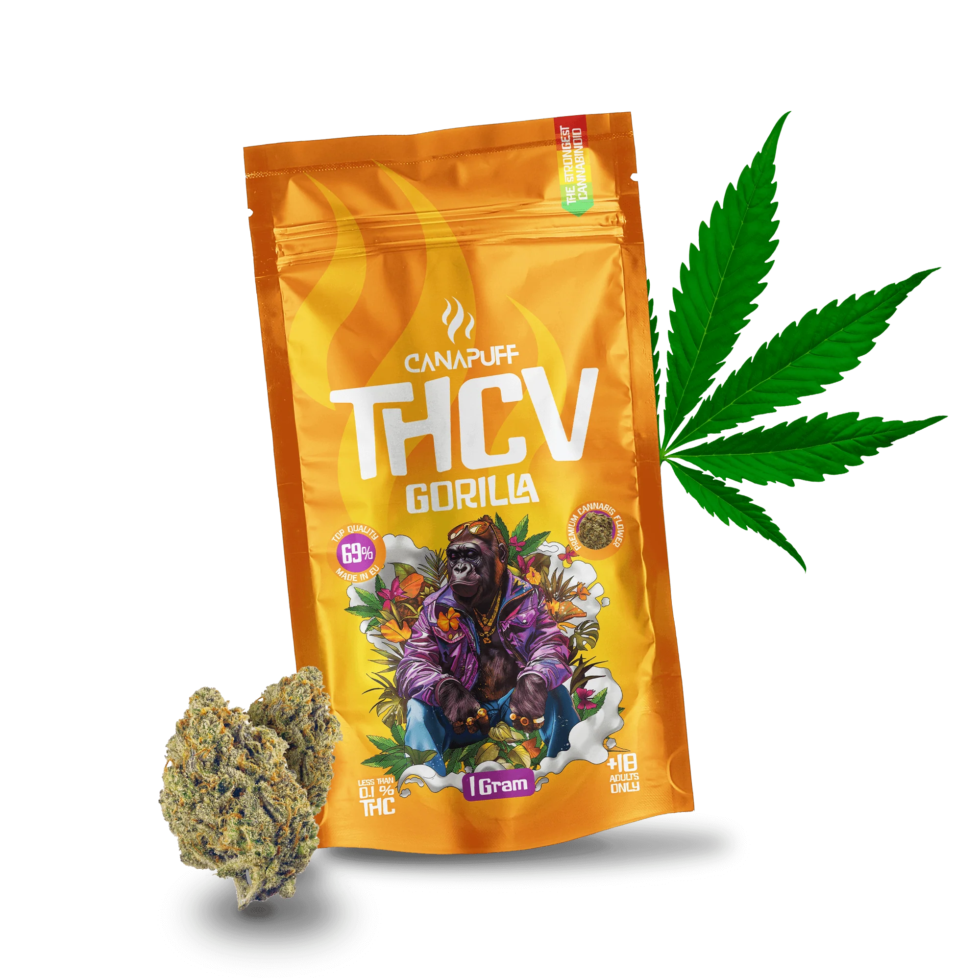 THCv Flowers Gorilla 69%