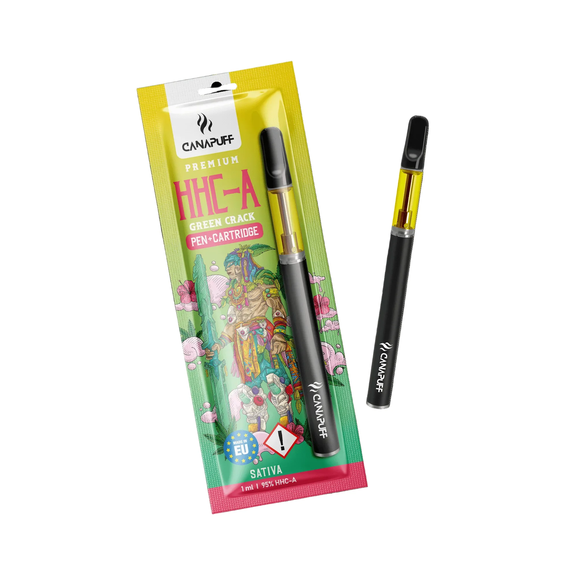 HHC-A Pen+Cartridge Green Crack 95%