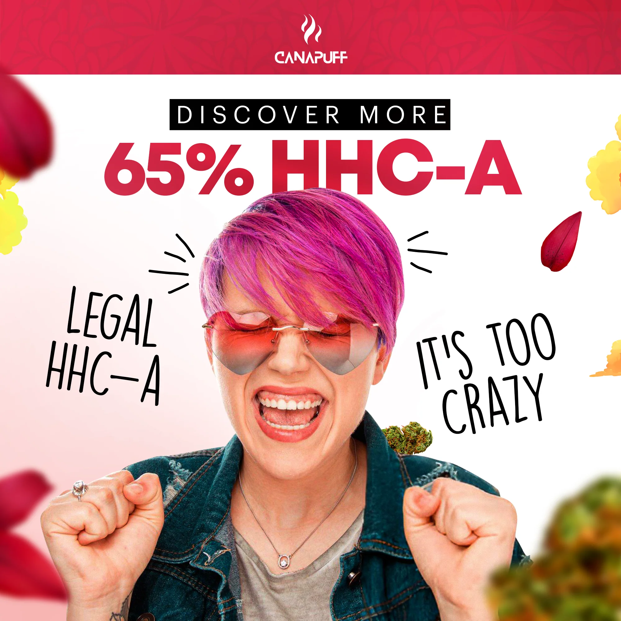 HHC-A Flowers Lemon Cherry Gelato 65% - Image 4