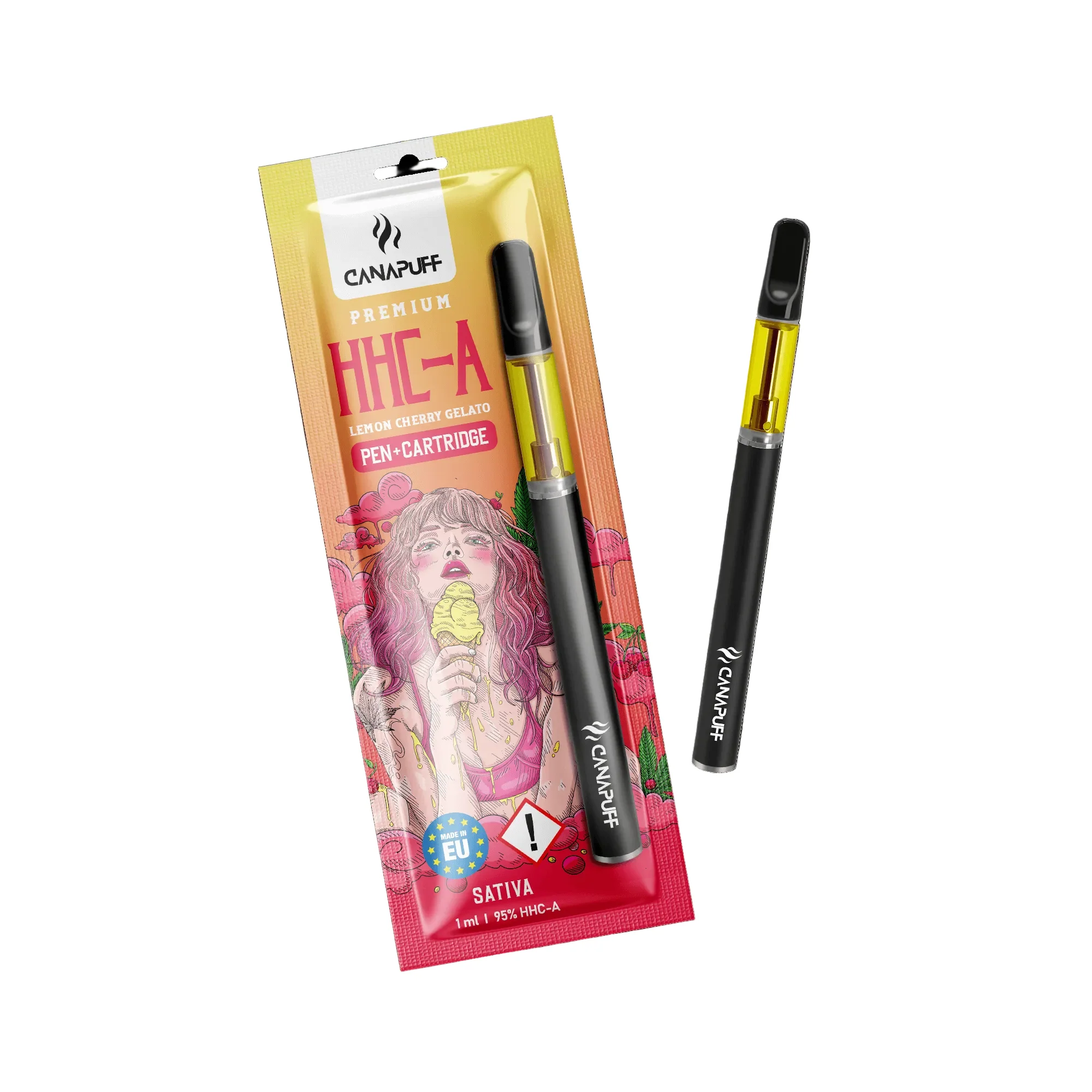 HHC-A Pen+Cartridge Lemon Cherry Gelato 95%