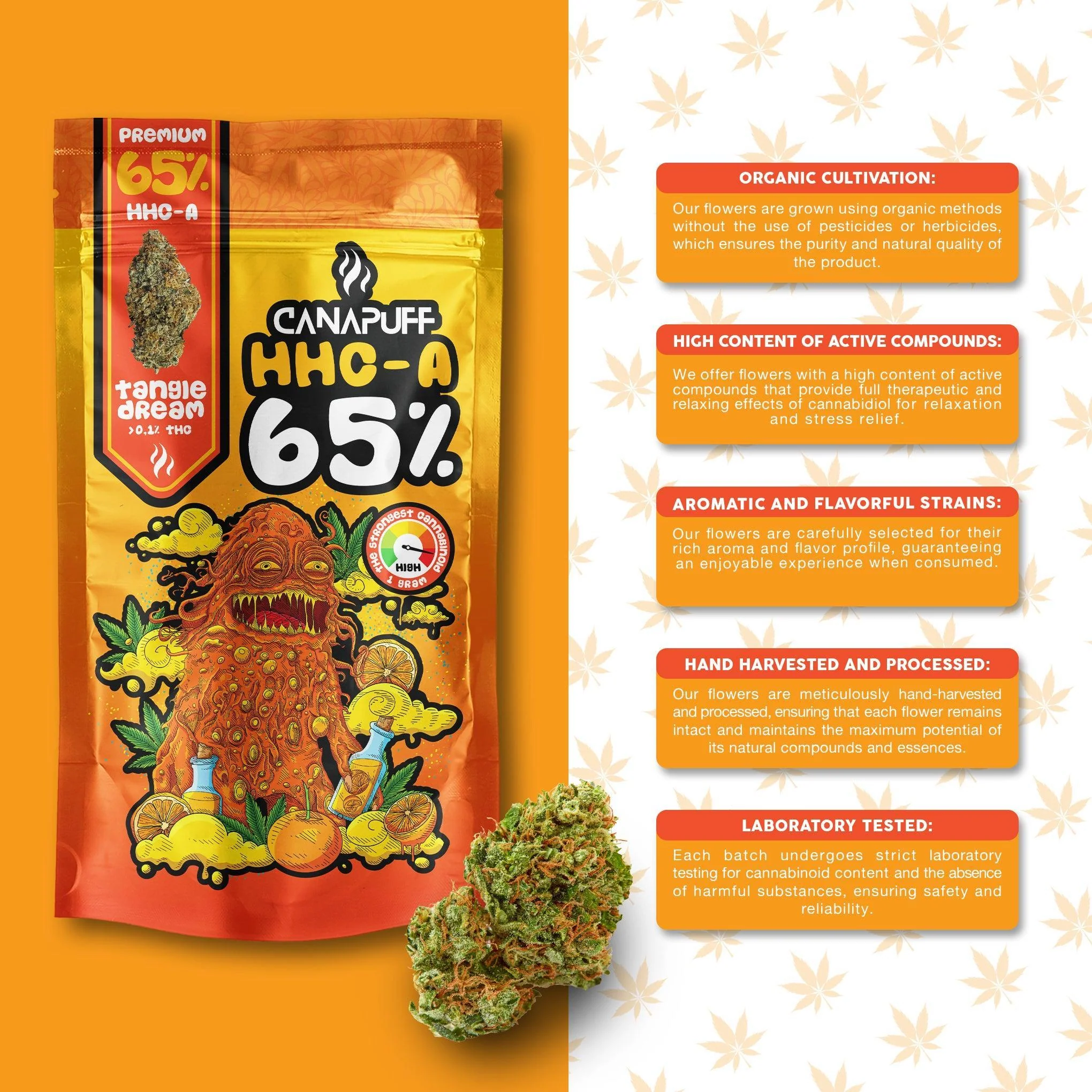 HHC-A Flowers Tangie Dream 65% - Image 12