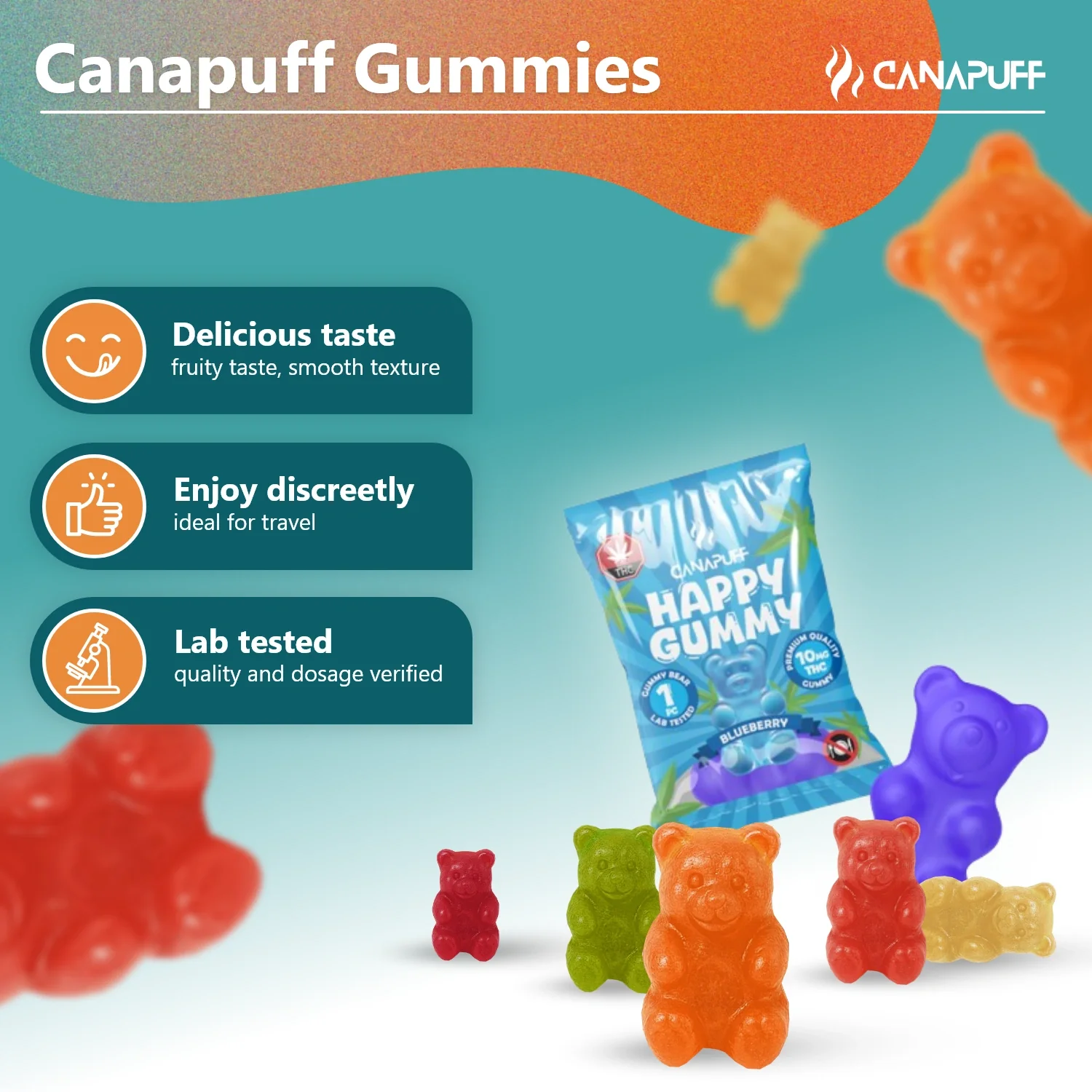 THC Gummies Blueberry - Image 15