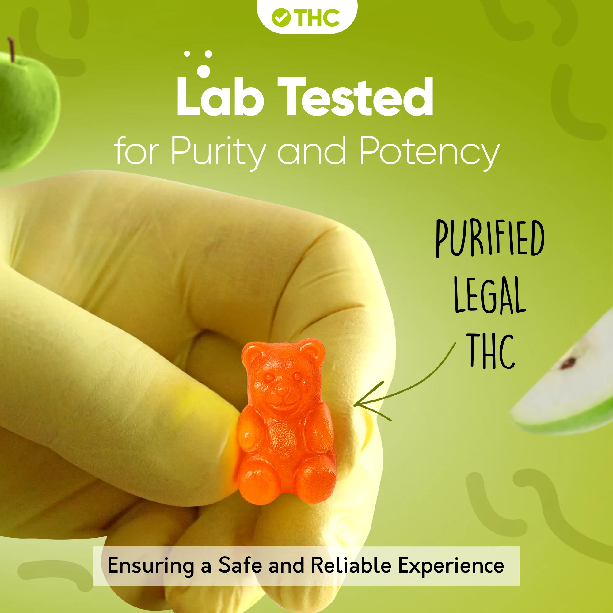 THC Gummies Green Apple - Image 9