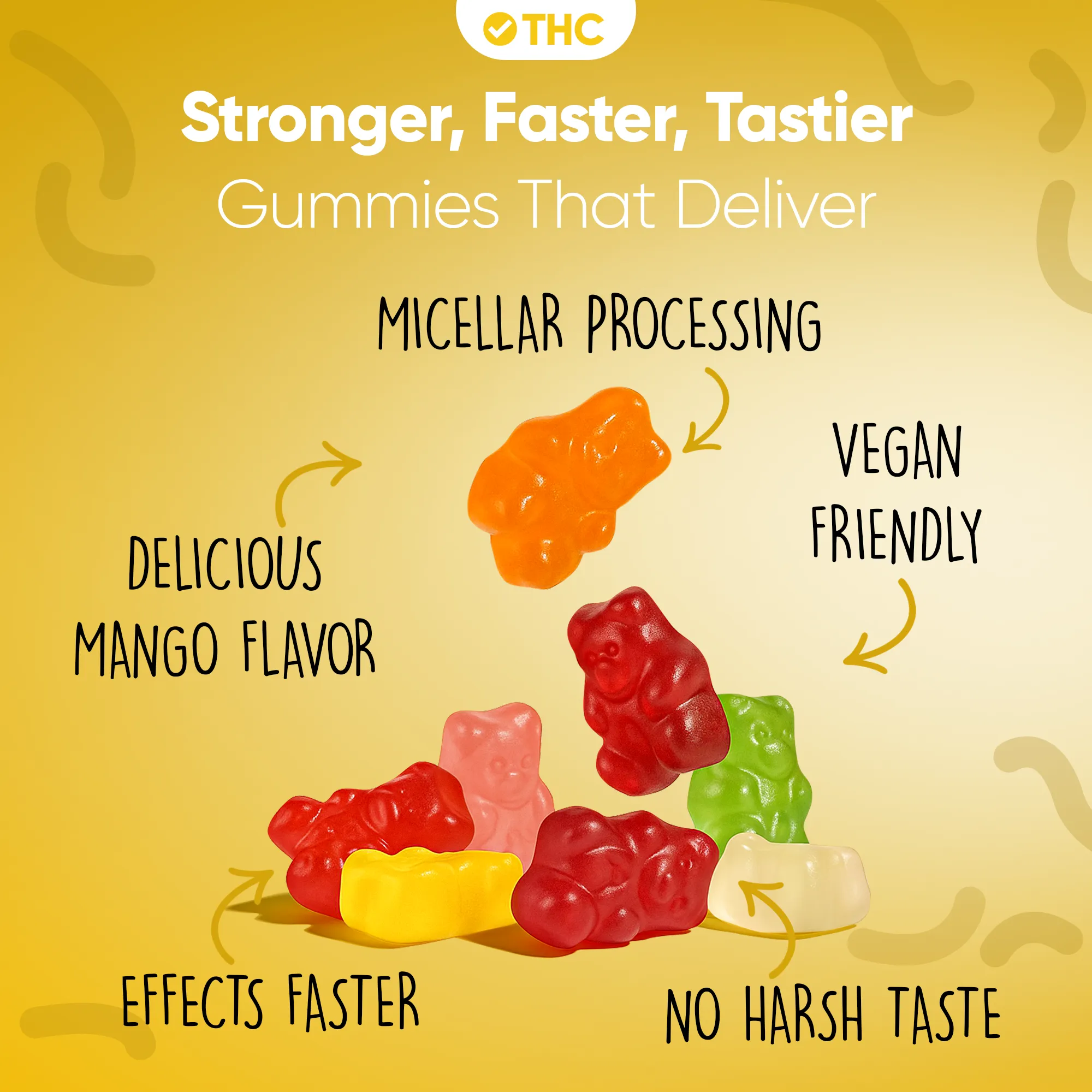 THC Gummies Mango - Image 7