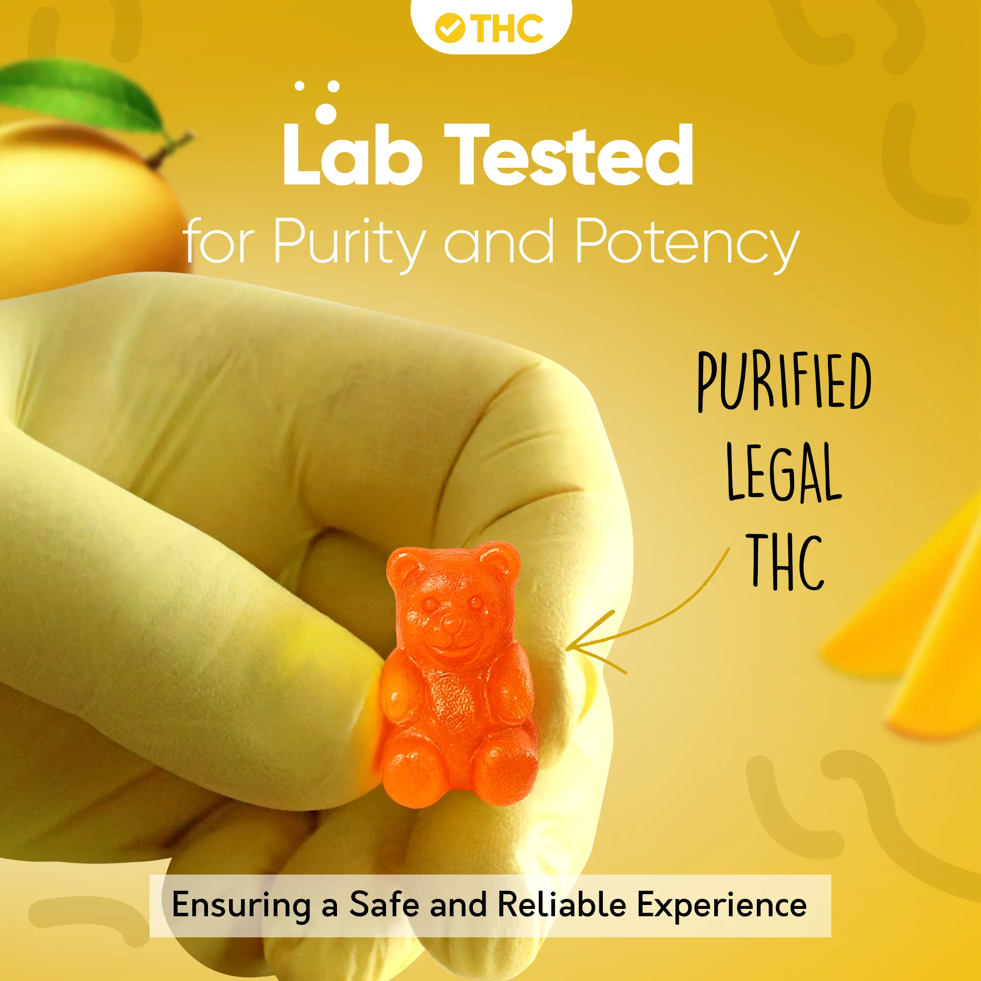 THC Gummies Mango - Image 9