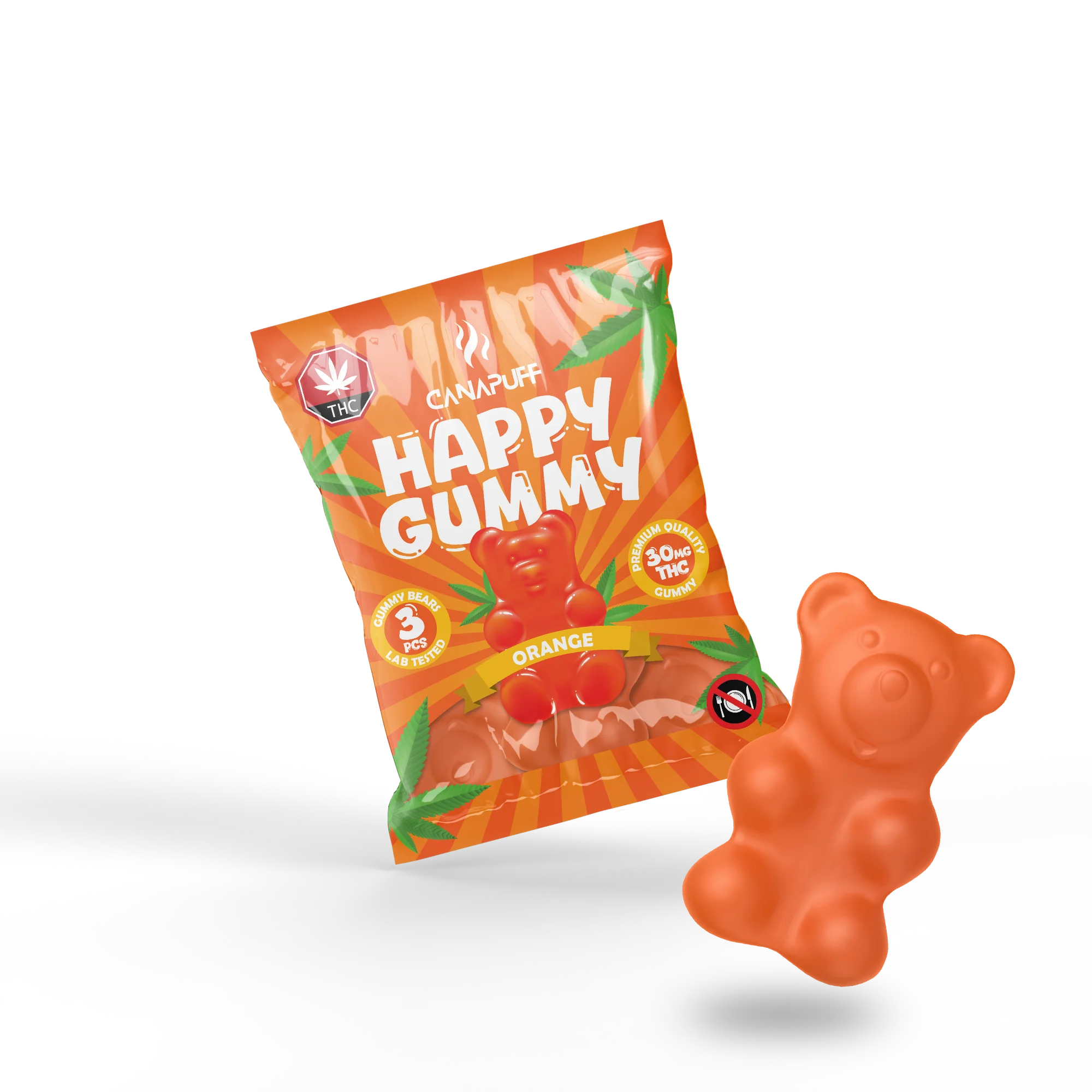THC Gummies Orange - Image 12