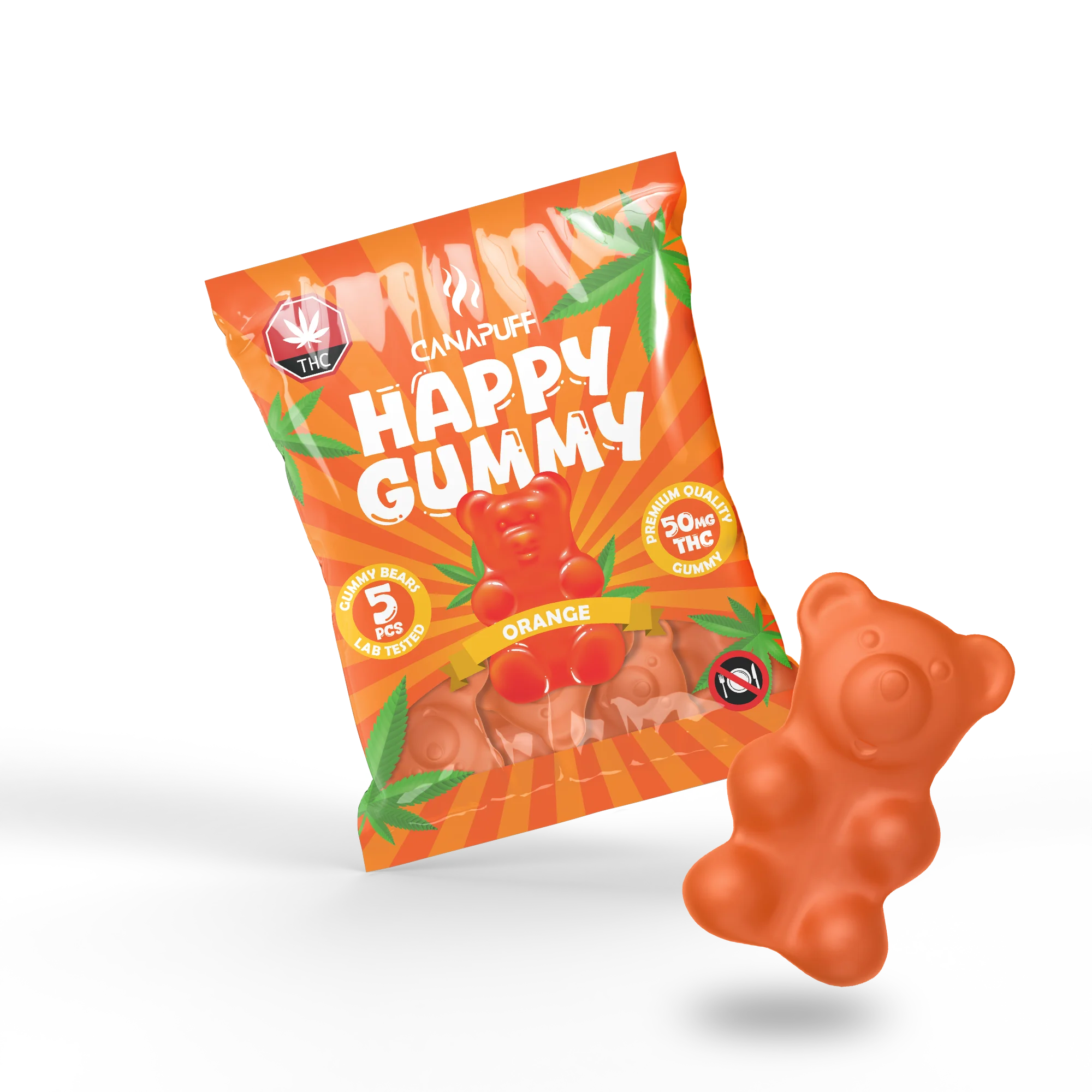 THC Gummies Orange - Image 13
