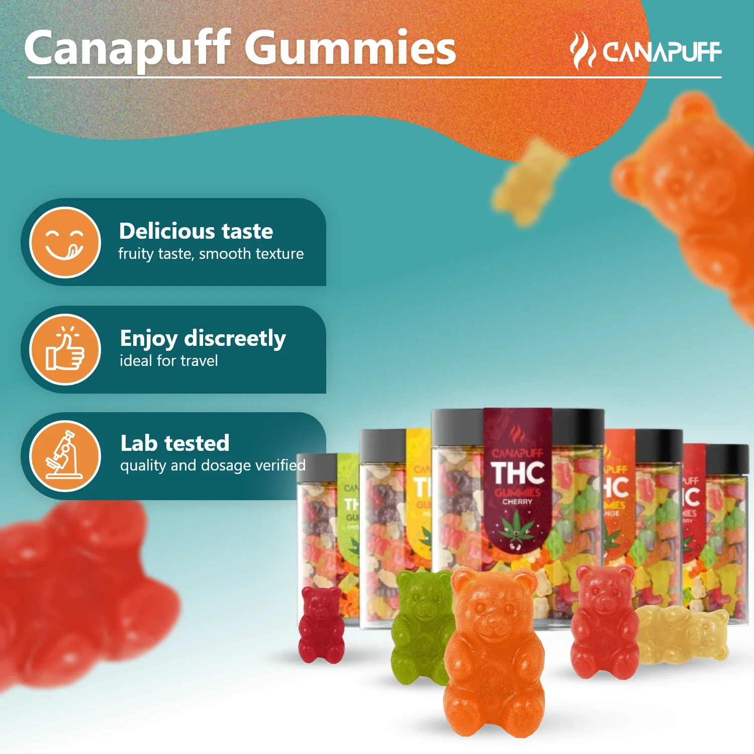 THC Gummies Package (5x 5pcs) - Image 2